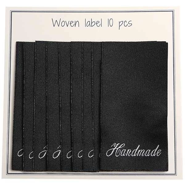 Go Handmade Vævet Label, Handmade, 60 x 32 mm, 10 stk